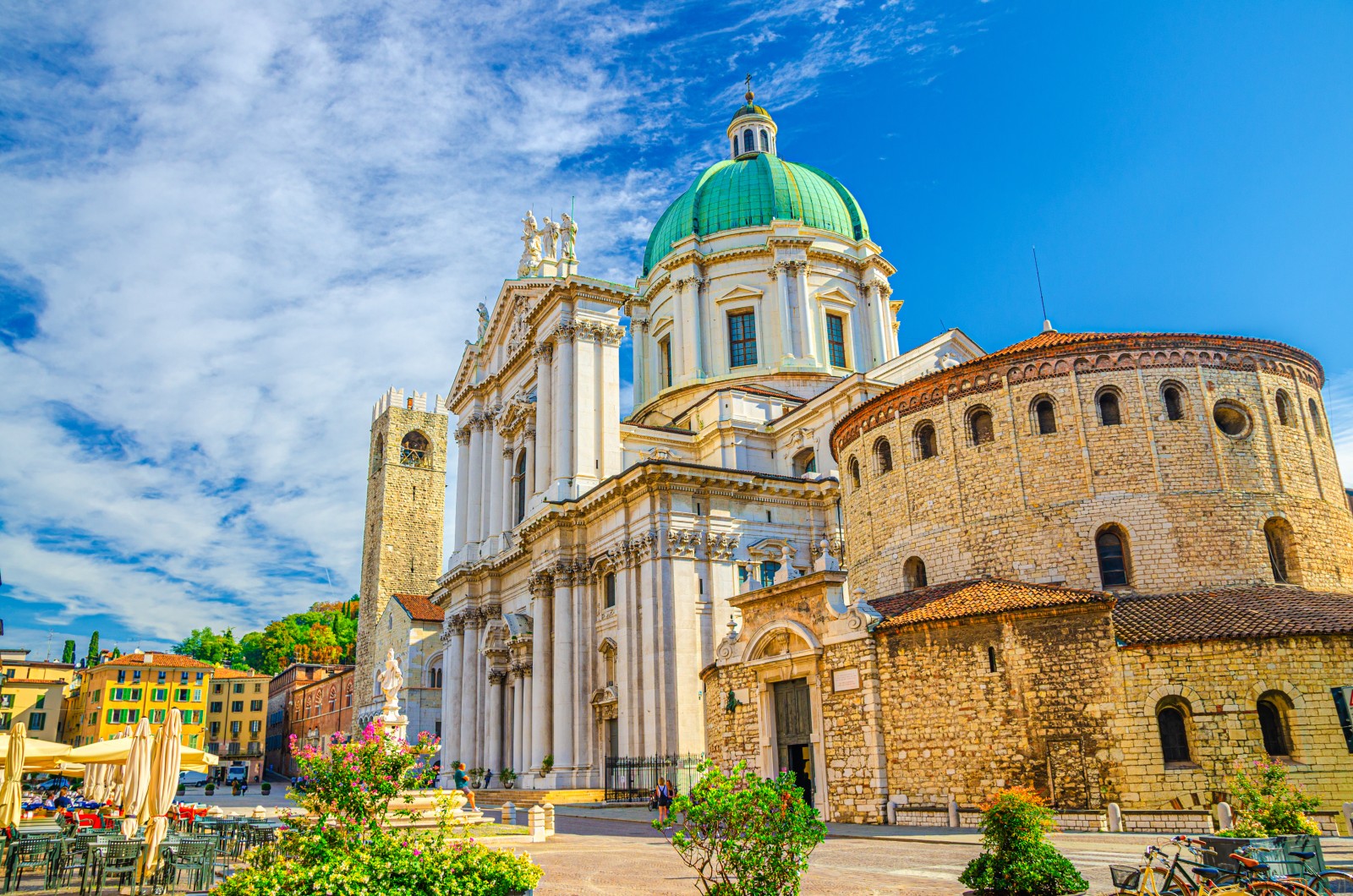Brescia city view